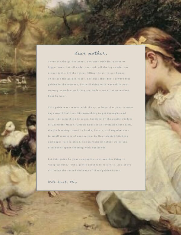 Golden Hours | for a slow summer of story, craft, and connection at home (digital download) - Image 3